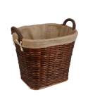 Cesto de mimbre para leña. CE04022 Igno (cesto leñero)