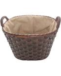 Cesto de mimbre para leña. CE04022 Igno (cesto leñero)