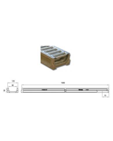 comprar Minikit Canal + rejilla de acero galvanizado (Minikit+GNS100UOA) Ulma de ULMA - Canal Hormigon Polimero comprar Minikit Canal + rejilla de acero galvanizado (Minikit+GNS100UOA) Ulma de ULMA - Canal Hormigon Polimero