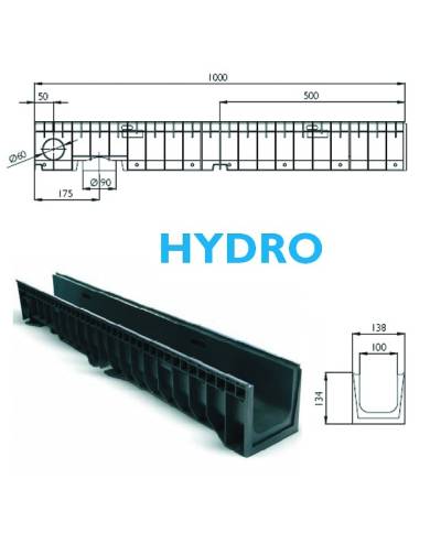 comprar Canal PP Hydro 1000x138x134mm Ulma de ULMA - Canal Pvc Pp comprar Canal PP Hydro 1000x138x134mm Ulma de ULMA - Canal Pvc Pp