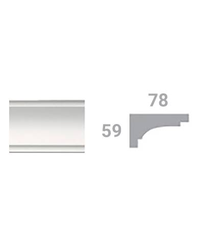 comprar Molduras Yeso M9/5 78x59x1200mm Placo de PLACO - Placas y molduras techo comprar Molduras Yeso M9/5 78x59x1200mm Placo de PLACO - Placas y molduras techo
