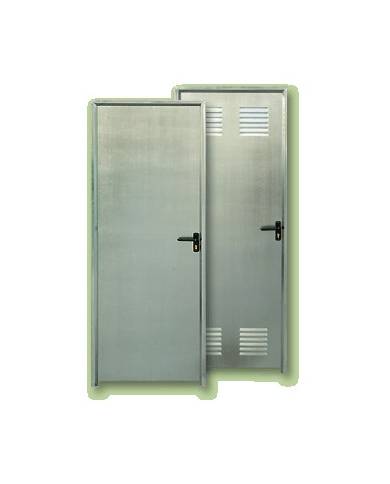comprar Puerta de trastero galvanizada y ensamblada. 990x1800 Izquierda con ventilación. Puertas Alvarez de Puertas Alvarez - Puertas trastero