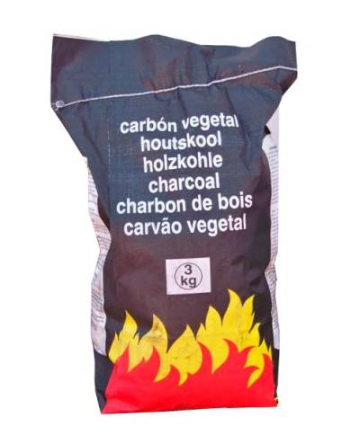 CARBON VEGETAL BARBACOA SACO 10 KG - BARBACOAS Y COCINAS