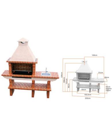 comprar Barbacoa / churrasquera con parrilla 80x38cm y grifo Ref.139 Casa santos de CASA-SANTOS - Barbacoas comprar Barbacoa / churrasquera con parrilla 80x38cm y grifo Ref.139 Casa santos de CASA-SANTOS - Barbacoas