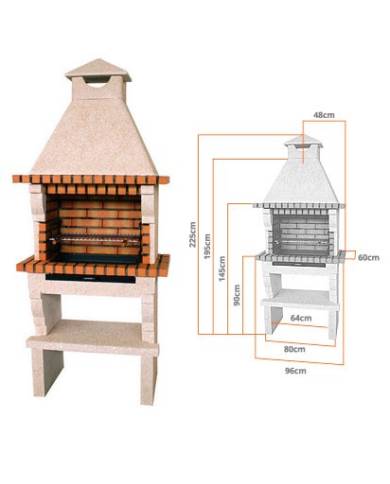 comprar Barbacoa / churrasquera con parrilla 60x38cm Ref.101 Casa santos de CASA-SANTOS - Barbacoas comprar Barbacoa / churrasquera con parrilla 60x38cm Ref.101 Casa santos de CASA-SANTOS - Barbacoas