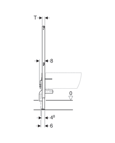 comprar Bastidor Geberit Duofix para bidé. Altura 112cm. R.111.512.00.1 Geberit de GEBERIT - Complementos de baño