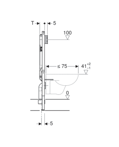 comprar Bastidor / Cisterna empotrada Geberit Duofix Sigma 8cm. Altura 114cm. R.791.00. Geberit de GEBERIT - Complementos de baño