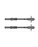 Juego de 2 tornillo para fijación inodor y bidé de latón de 5x75 mm Juego de 2 tornillo para fijación inodor y bidé de latón de 5x75 mm