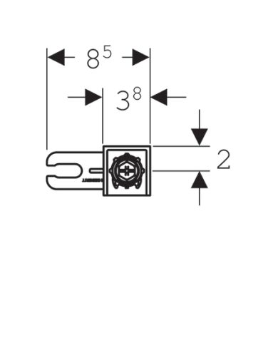 comprar Juego anclaje de pared Geberit Duofix Para Montaje Individual (2Ud) R.815.0 de GEBERIT - Complementos de baño comprar Juego anclaje de pared Geberit Duofix Para Montaje Individual (2Ud) R.815.0 de GEBERIT - Complementos de baño