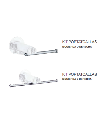 comprar Kit Portatoallas. Ref 08912000 GRB de GROBER - Accesorios Baño