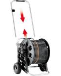 Carro porta mangueras + mangurera 30m Ø15mm + Accesorios. 2487R9012 Hozelock
