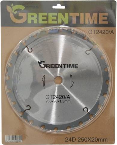 comprar Disco widia 24 dientes A 250x1.5x20mm. GT2420/A Green Time de GREEN TIME - Accesorios y consumibles comprar Disco widia 24 dientes A 250x1.5x20mm. GT2420/A Green Time de GREEN TIME - Accesorios y consumibles