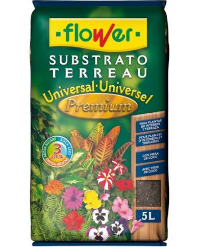comprar Substrato Universal Premium. Bote de 5 litros - 80006 Flower de FLOWER - Cuidado plantas comprar Substrato Universal Premium. Bote de 5 litros - 80006 Flower de FLOWER - Cuidado plantas
