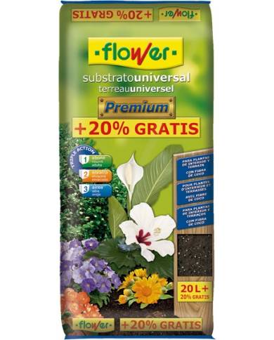 comprar Substrato Universal Premium. Bote de 20 litros + 20%. 80154 Flower de FLOWER - Cuidado plantas comprar Substrato Universal Premium. Bote de 20 litros + 20%. 80154 Flower de FLOWER - Cuidado plantas