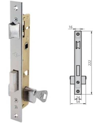 comprar Cerradura Embutir hierro niquelado con picaporte y palanca. 1975/0 CVL de CVL - Cerraduras embutir comprar Cerradura Embutir hierro niquelado con picaporte y palanca. 1975/0 CVL de CVL - Cerraduras embutir