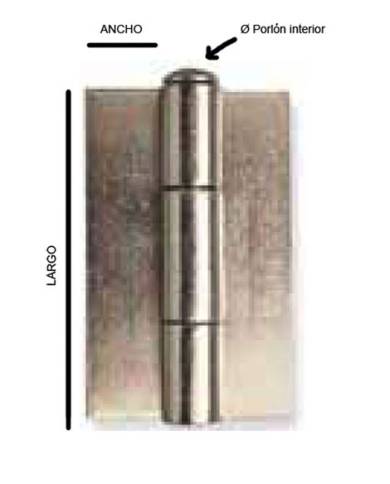comprar Bisagra soldar librillo 120. Bes12 Recense de RECENSE - Pernios, bisagras y pasadores