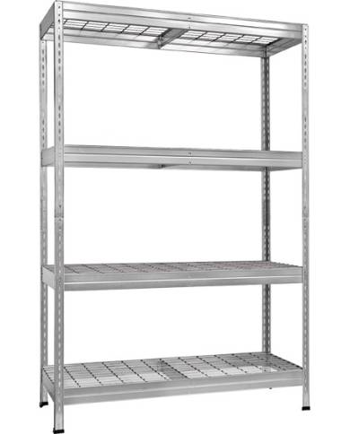 comprar Kit Estantería RIV S300 galvanizada de 4 Baldas 180x120x45cm. TRM18404K/07-37ZG00 Ar Shelving de AR - Estanterías comprar Kit Estantería RIV S300 galvanizada de 4 Baldas 180x120x45cm. TRM18404K/07-37ZG00 Ar Shelving de AR - Estanterías
