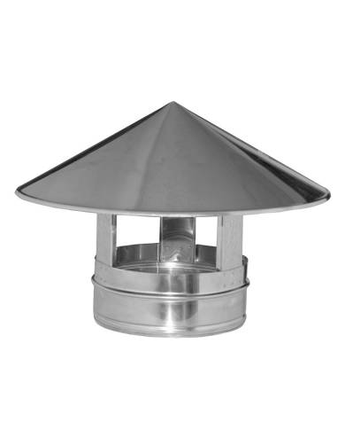 comprar Sombrerete simple pared Pellet Inox 316L Ø80mm. Dinak de DINAK - Sombreretes y deflectores