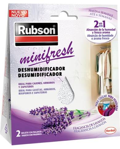 comprar Absorbente de humedad Minifresh Lavanda. 2268966 Rubson de RUBSON - Deshumidificadores comprar Absorbente de humedad Minifresh Lavanda. 2268966 Rubson de RUBSON - Deshumidificadores