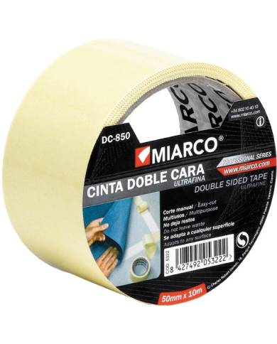 comprar Cinta doble cara Polipropileno DC850 38mm x 10m. Miarco de MIARCO - Cintas adhesivas comprar Cinta doble cara Polipropileno DC850 38mm x 10m. Miarco de MIARCO - Cintas adhesivas