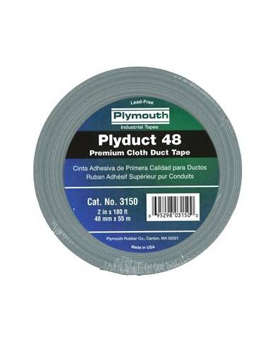 comprar Cinta Americana Multiuso Plyduct 48 color gris / plata 48mm x 55m. 3150 Plymouth de PLYMOUTH - Cintas adhesivas comprar Cinta Americana Multiuso Plyduct 48 color gris / plata 48mm x 55m. 3150 Plymouth de PLYMOUTH - Cintas adhesivas