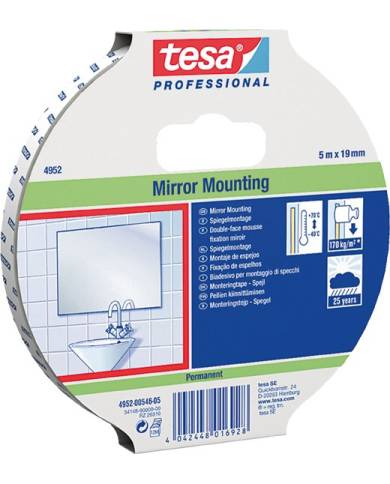 comprar Cinta doble cara espejos 19mm x 5m blanca. Tesa de TESA-TAPE - Cintas adhesivas comprar Cinta doble cara espejos 19mm x 5m blanca. Tesa de TESA-TAPE - Cintas adhesivas