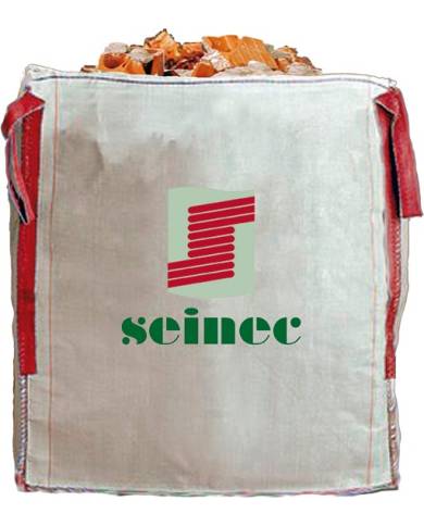 comprar Saco Big Bag 90x90x100cm - 1250Kg color blanco de SEINEC - Contenedores y cubos