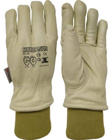 comprar Par de Guantes de cuero flor vacuno hidrofugado con forro térmico Hybernus PL-100 3L de 3L - Guantes