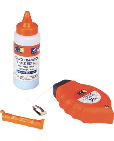 comprar Kit Tiralíneas (Polvo+Mini Nivel) 30m. 170130 HR de HR - Trazado y marcaje