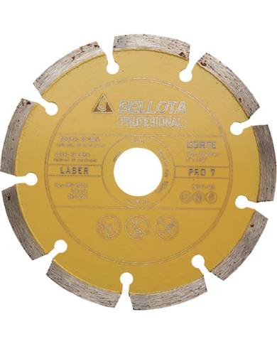 comprar Disco diamante segmentado general de obra Pro7 Ø115mm Corte seco. 50711115 Bellota de BELLOTA - Discos corte y desbaste comprar Disco diamante segmentado general de obra Pro7 Ø115mm Corte seco. 50711115 Bellota de BELLOTA - Discos corte y desbaste