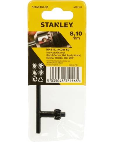 comprar Llave Portabrocas Ø8-10mm. STA66340-QZ Stanley de STANLEY - Brocas Y Coronas