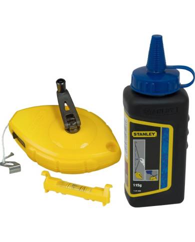 comprar Tiralíneas Kit Stanley® 30m (Polvo+Nivel). 047443 Stanley de STANLEY - Trazado y marcaje