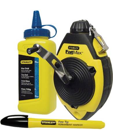 comprar Tiralíneas Kit FatMax® 30m (Kit Fact-Max+Polvo). 047681 Stanley de STANLEY - Trazado y marcaje
