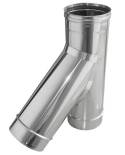 Codo inox 304 de simple pared Ø100-45º con junta. Dinak