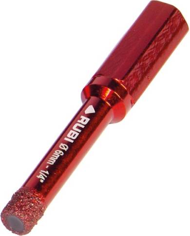comprar Broca DRYGRES 4DRILL HEX 6mm - 1/4". 05923 Rubi de RUBI - Brocas Y Coronas