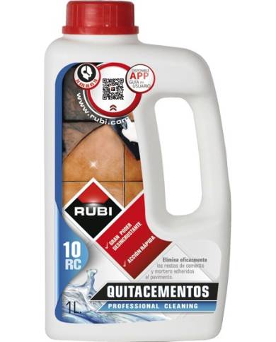 comprar Limpiador Quita Cementos RC10. Bote 1 litro. 23910 Rubi de RUBI - Limpiadores comprar Limpiador Quita Cementos RC10. Bote 1 litro. 23910 Rubi de RUBI - Limpiadores