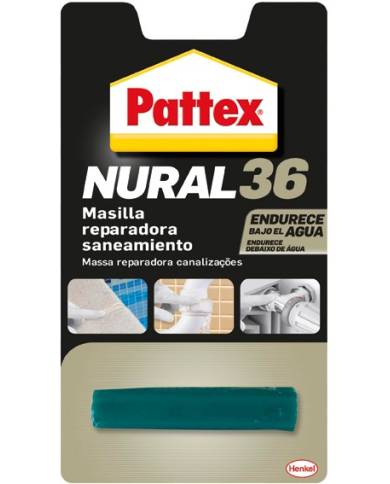 comprar Masilla reparadora saneamiento Nural 36 48g. 1842188 Pattex de PATTEX - Colas y Adhesivos comprar Masilla reparadora saneamiento Nural 36 48g. 1842188 Pattex de PATTEX - Colas y Adhesivos