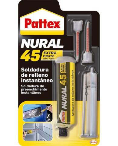 comprar Soldadura de relleno Nural 45 11g. 2117155 Pattex de PATTEX - Colas y Adhesivos comprar Soldadura de relleno Nural 45 11g. 2117155 Pattex de PATTEX - Colas y Adhesivos