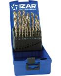 Juego de 25 brocas HSS 25235 Izar