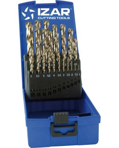 comprar Juego de 25 brocas HSSE 5% Co 18370 Izar de IZAR - Brocas Y Coronas