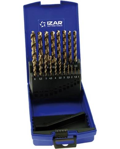 comprar Juego de 19 brocas HSSE 5%Co Multi-Inox 34201 Izar de IZAR - Brocas Y Coronas