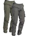 Pantalón de algodón verde Stretch On. 8738 Issaline Pantalón de algodón verde Stretch On. 8738 Issaline