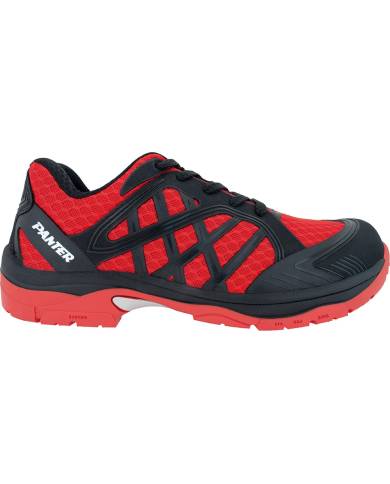 comprar Deportiva de seguridad punta plástico Argos S1P rojo. Panter de PANTER - Zapato Seguridad