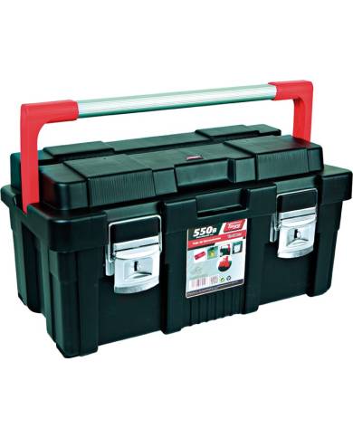 comprar Caja de herramientas con bandeja de pástico y aluminio 400x206x188mm. Modelo 550. 170003-550B Tayg de TAYG - Cajas herramientas
