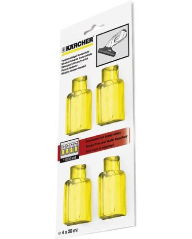 comprar Detergente Concentrado para limpiadora de ventanas RM 503 WV50 4x20ml. 62953020 Karcher de KARCHER - Accesorios Y Consumibles Hidrolavadoras