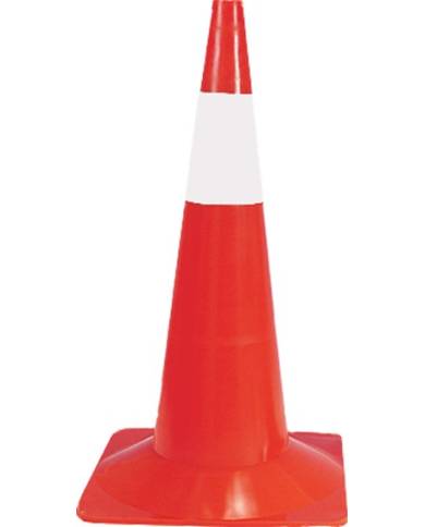 comprar Cono de polietileno 2516 - 50 cm Banda Blanca de JAR - Inicio