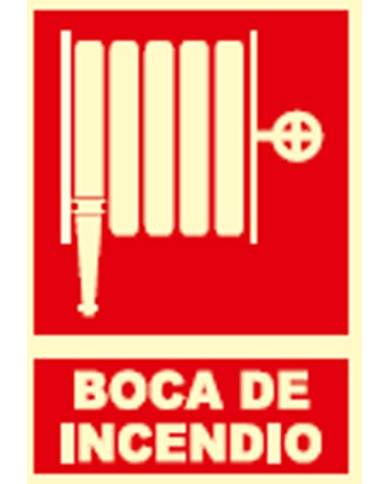 comprar Señal fotoluminiscente "Boca de incendio" 29.7x21 cm de JG SEÑALIZACION - Inicio