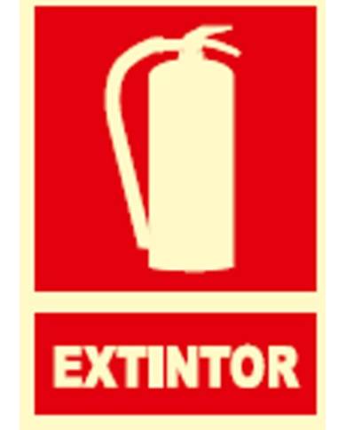 comprar Señal de Emergencia fotoluminiscente "Extintor" 210x297mm. JG de JG SEÑALIZACION - Señalización