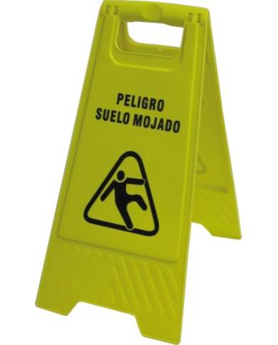 comprar Señal plegable "Precaución suelo mojado" 30x63cm. JG de JG SEÑALIZACION - Señalización