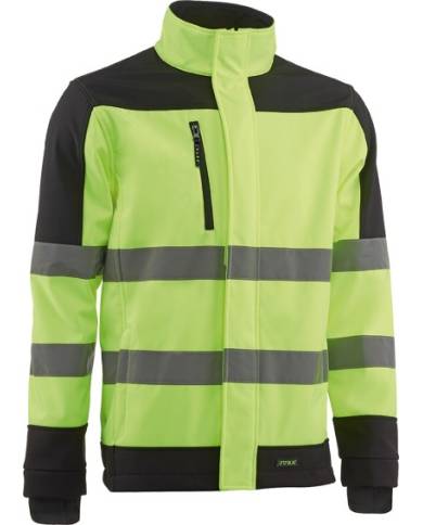 comprar Cazadora alta visibilidad Softshell bicolor con bandas reflectantes modelo Fragata. HV9910B Juba de JUBA - Ropa alta visibilidad comprar Cazadora alta visibilidad Softshell bicolor con bandas reflectantes modelo Fragata. HV9910B Juba de JUBA - Ropa alta visibilidad